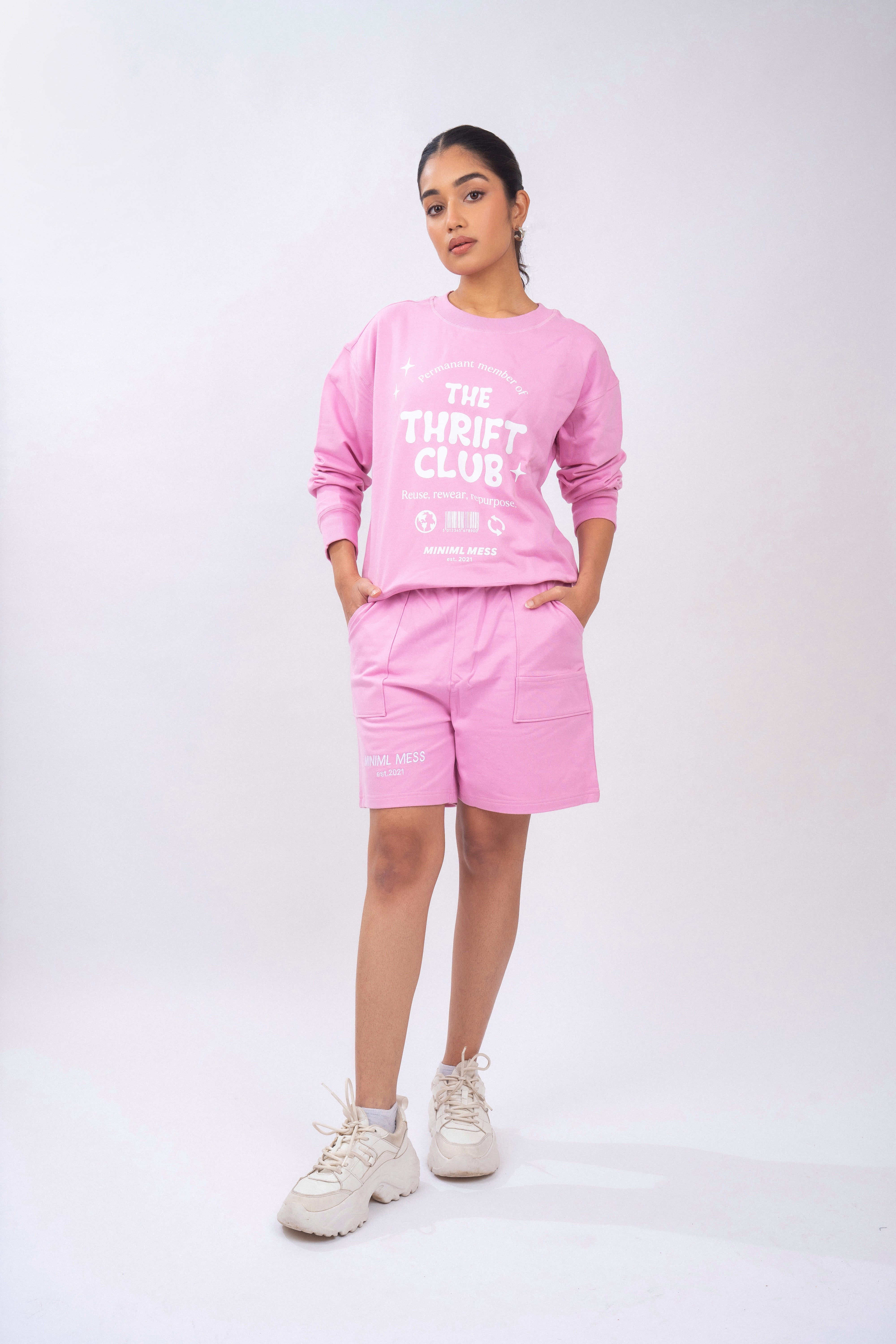 Always In Sync - Sweatshirt + Sweatshorts (set of 2)